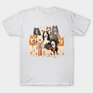 Japanese Dogs: For Dog Lovers T-Shirt